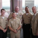 Commander and crew of USS Asheville visit City Hall