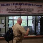 Commander and crew of USS Asheville visit City Hall
