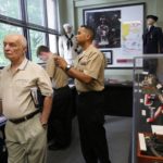 Commander and crew of USS Asheville visit City Hall