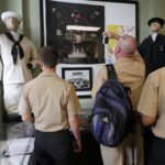 Commander and crew of USS Asheville visit City Hall