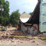 building collapse on Haywood Road