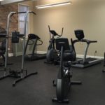 treadmills in fitness center