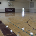 new floor in gym