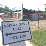 building collapse on Haywood Road