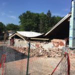 building collapse on Haywood Road