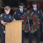 Tammy Hooper speaks at 9/11 ceremony