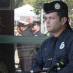 police officer at 9/11 ceremony