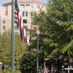 flag at half mast