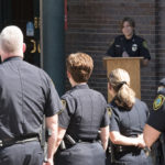 officers at 9/11 ceremony