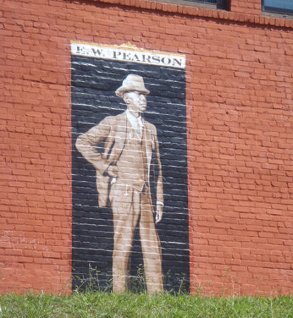 mural of Edwin Walton Pearson