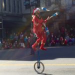 person on a unicycle