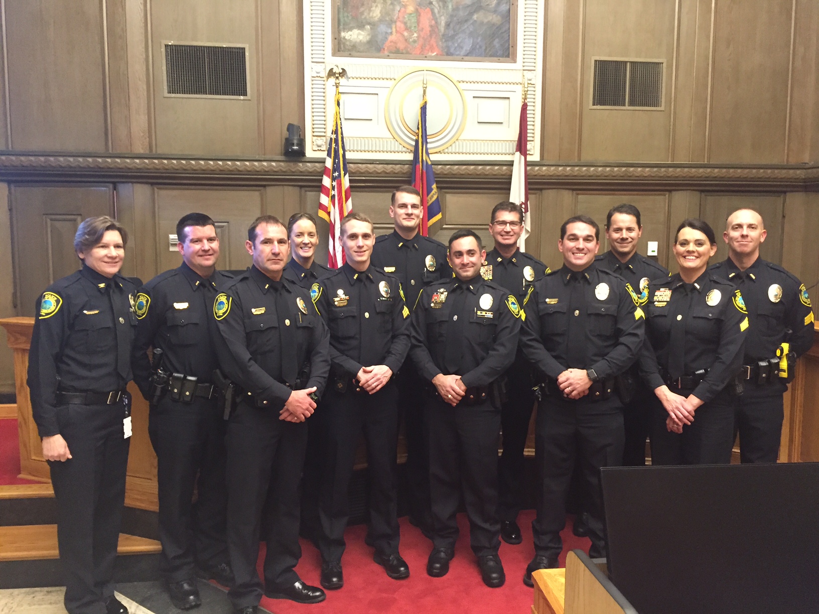 Twelve promoted in Asheville Police ceremony