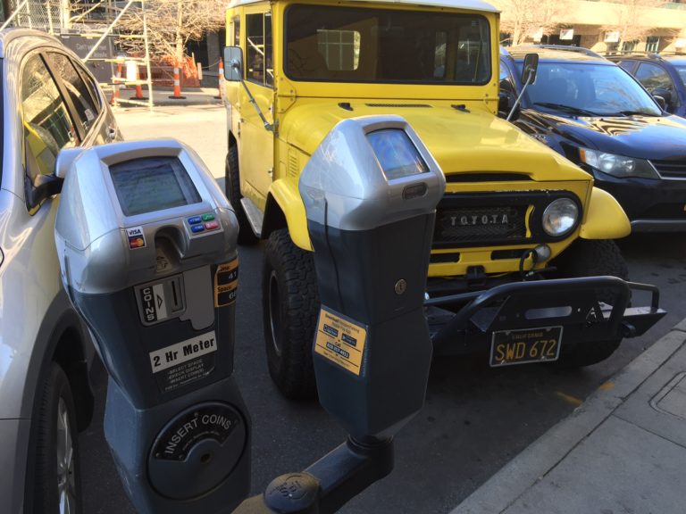 Photo of car and parking meter