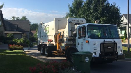 asheville sanitation truck