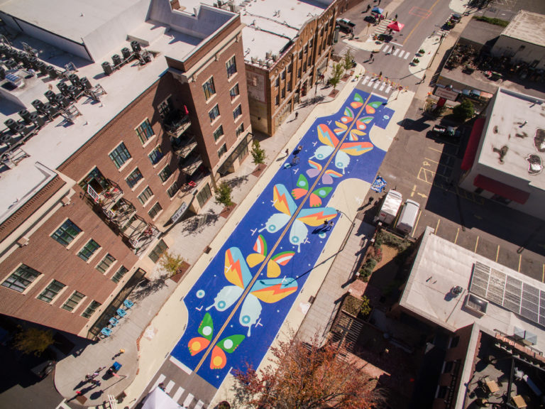 Coxe Avenue Street Mural