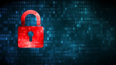 padlock safety concept image