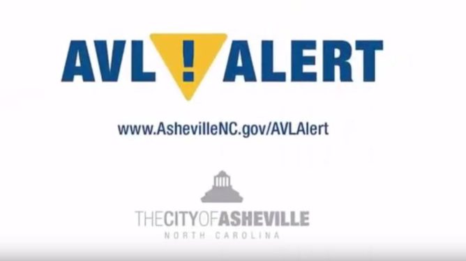 avl alert logo for the city of asheville