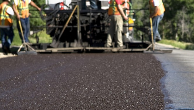 slurry paving photo