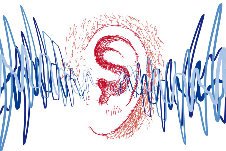 Sound waves illustration