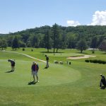 Golfing at Asheville Municipal Golf Course