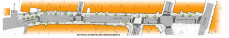 Haywood Streetscape graphic map