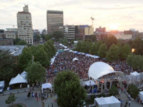 downtown asheville special event