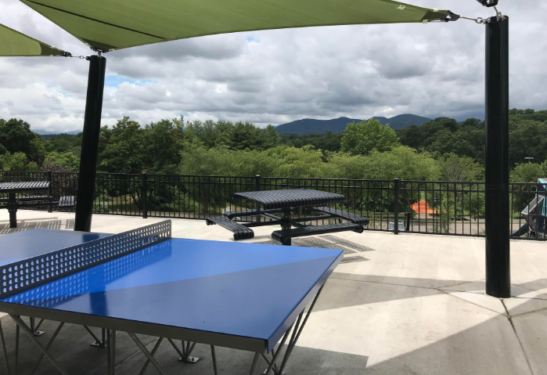 Montford center pingpong tables