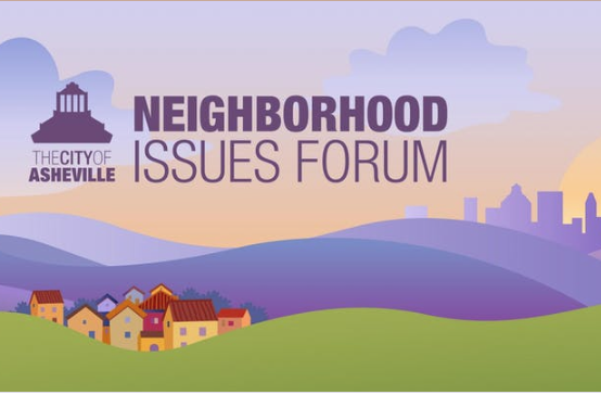 Neighborhood issues forum illustration