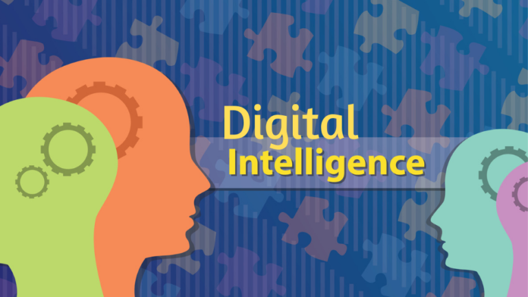 Digital intelligence illustration