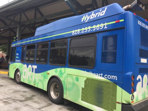 Hybrid ART bus photo