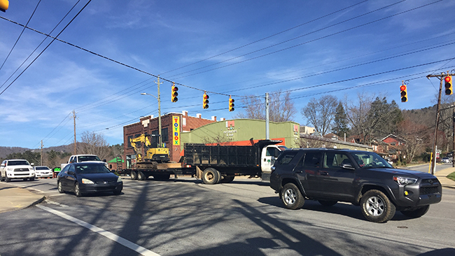 merrimon avenue traffic intersection