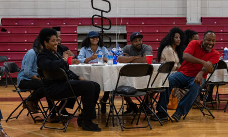 attendees enjoying speaker