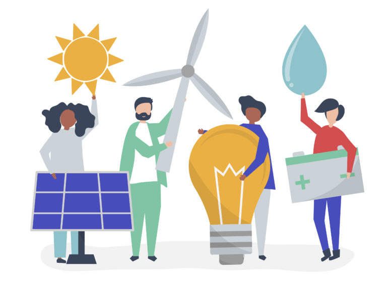 renewable energy illustraton