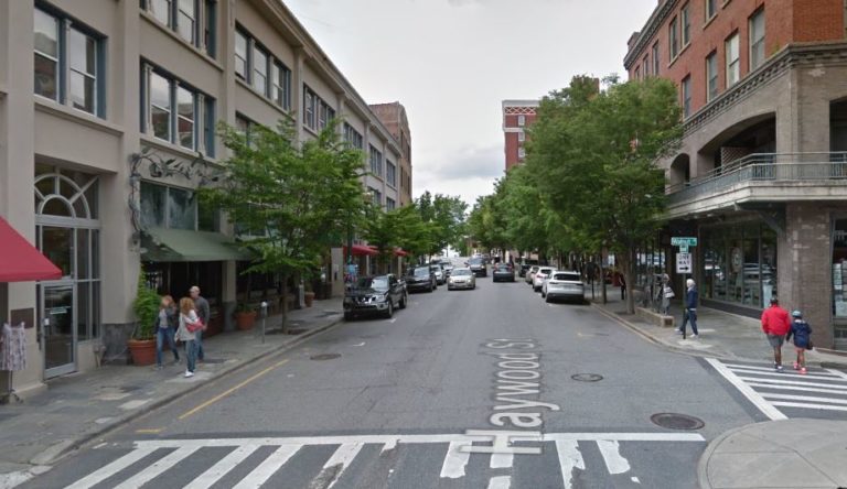 Picture of Haywood Street and sidewalk