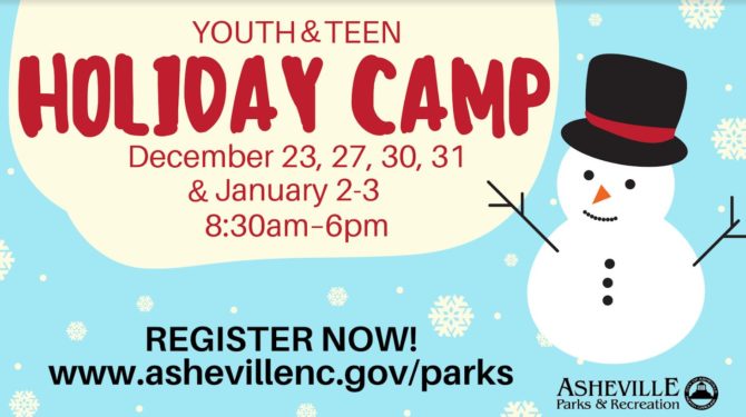 holiday teen camp poster