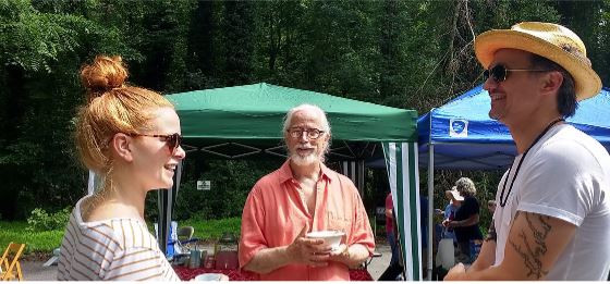 Hillside Terrace ice cream social