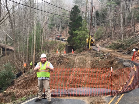 Old Toll Road landslide repair