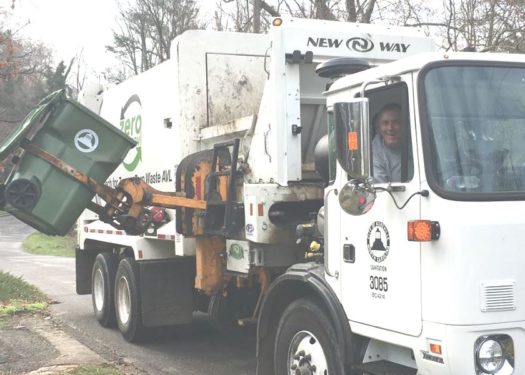 Asheville Sanitation driver Kevin Corn