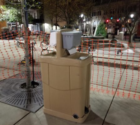 handwashing station