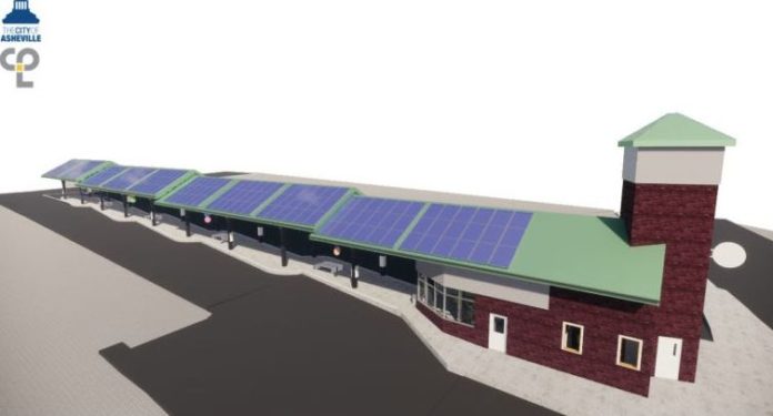 solar panels on roof rendering