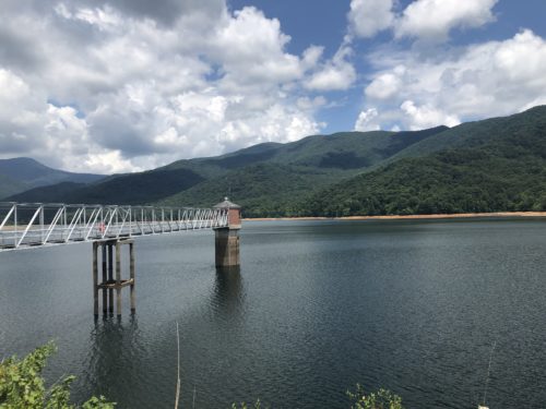 Photo of North Fork Dam reservoir