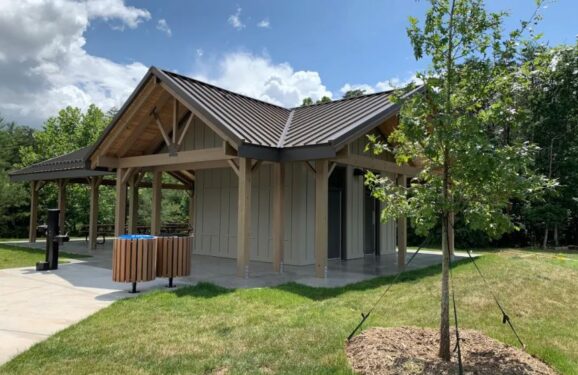 Richmond Hill Park Pavilion and restroom facility