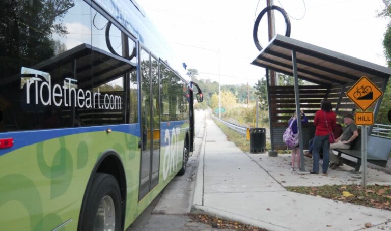 Asheville Bus shelter