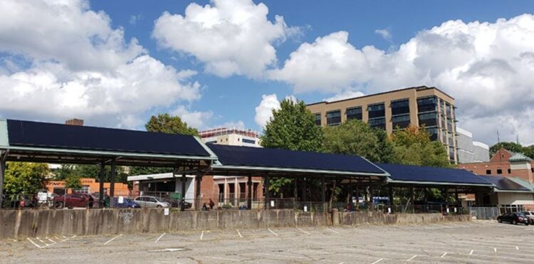 Transit Station solar panels