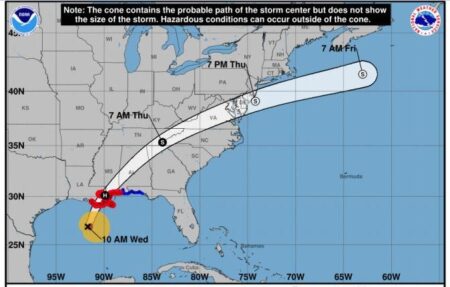 Zeta storm track