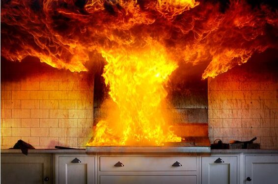 kitchen fire image