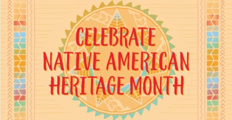 Native heritage month graphic