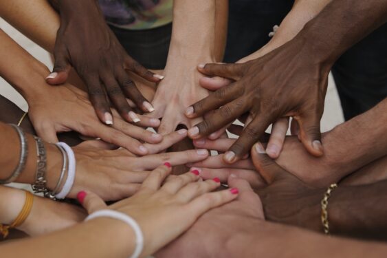 Diverse hands