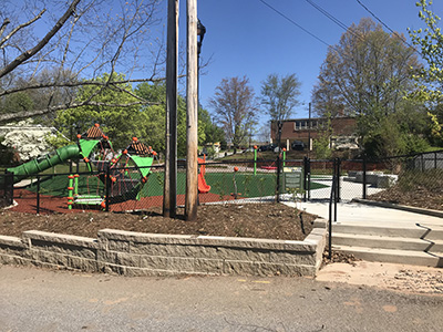 Augusta Barnett Playground after construction