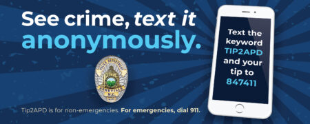 report crime by text using tip2apd